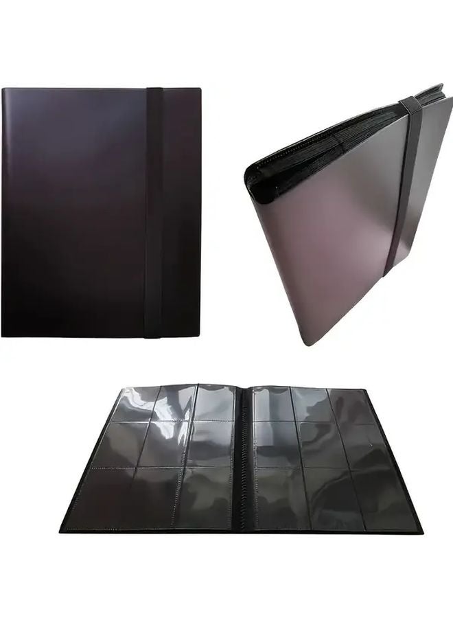 Premium Pink Collectors Binder Durable 9 Pocket Storage Album Holds 360 Cards - Image 3