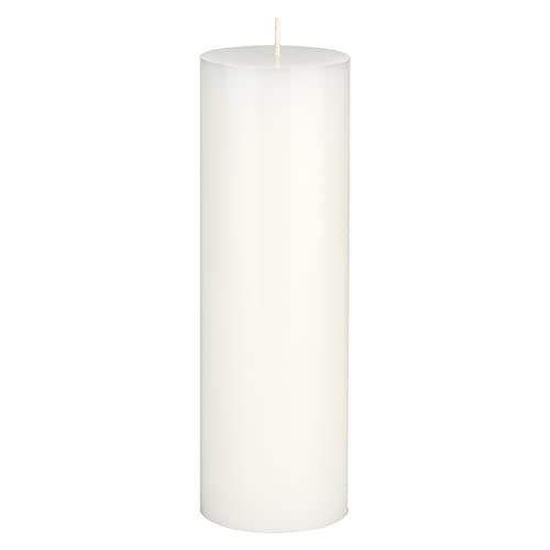 Mega Candles 1 pc Unscented Solid White Pillar Candles, Hand Poured Premium Wax Candle 3 Inch x 9 Inch, Home Décor, Spas, Weddings, Occasions, Party, Centerpieces, Holidays, Vigils, Prayers - Image 1