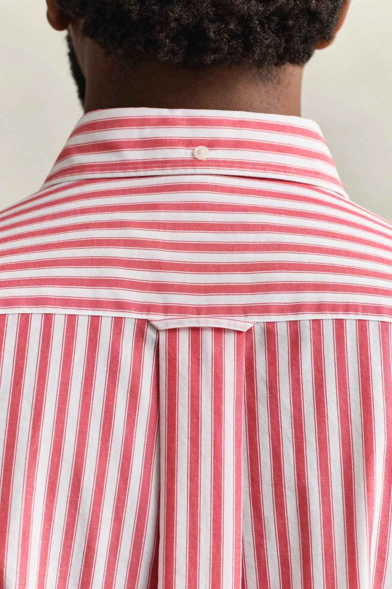 GANT  Regular Classic Poplin Stripe Short SleeveShirt for Men | Best Price UAE