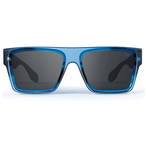 VISOONE Oversized Square Flat Top Sunglasses Women Men Retro Trendy Fashion Accessories UV400 Protection Shades Alba - Image 4