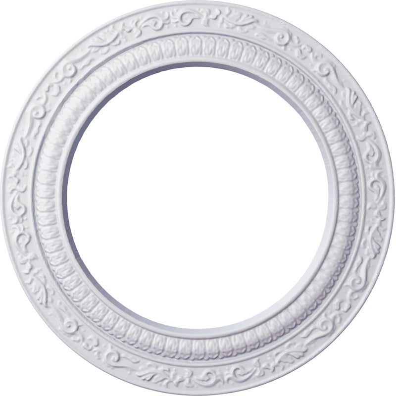 Ekena Millwork CM12AD Andrea Ceiling Medallion 12OD x 8ID x 12P Fits Canopies up to 8 Primed