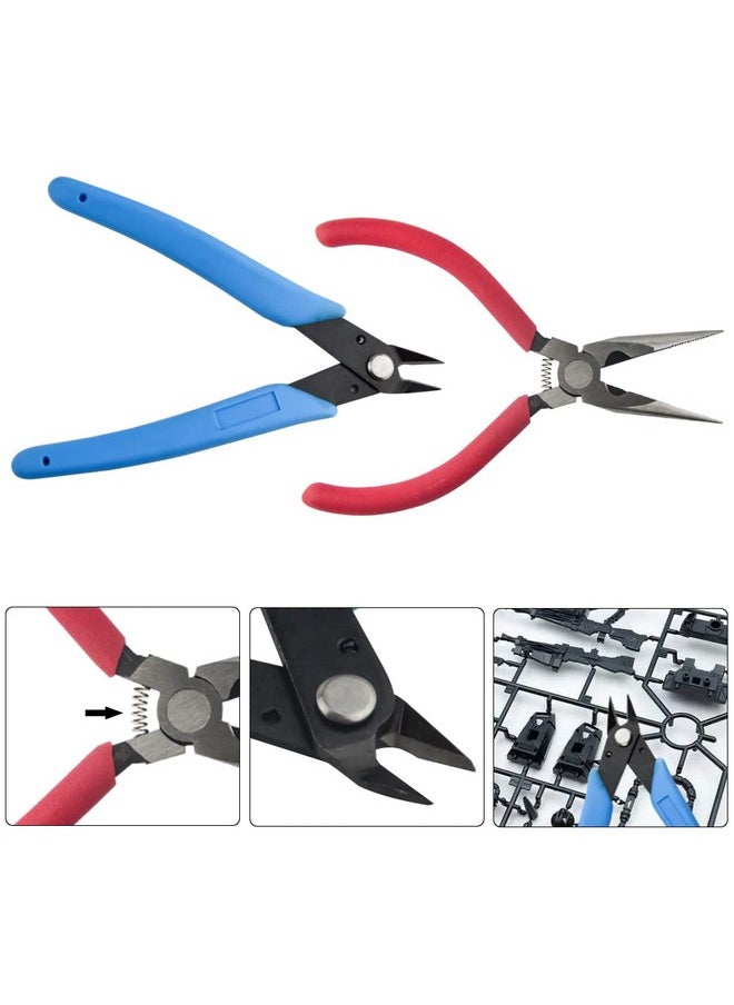 WMYCONGCONG - WMYCONGCONG 62 PCS Gundam Model Tools Kit Modeler Basic Tools Hobby Building Tools Kit for Buildings Cars Airplanes Model Assemble Building Repairing and Fixing - Image 1