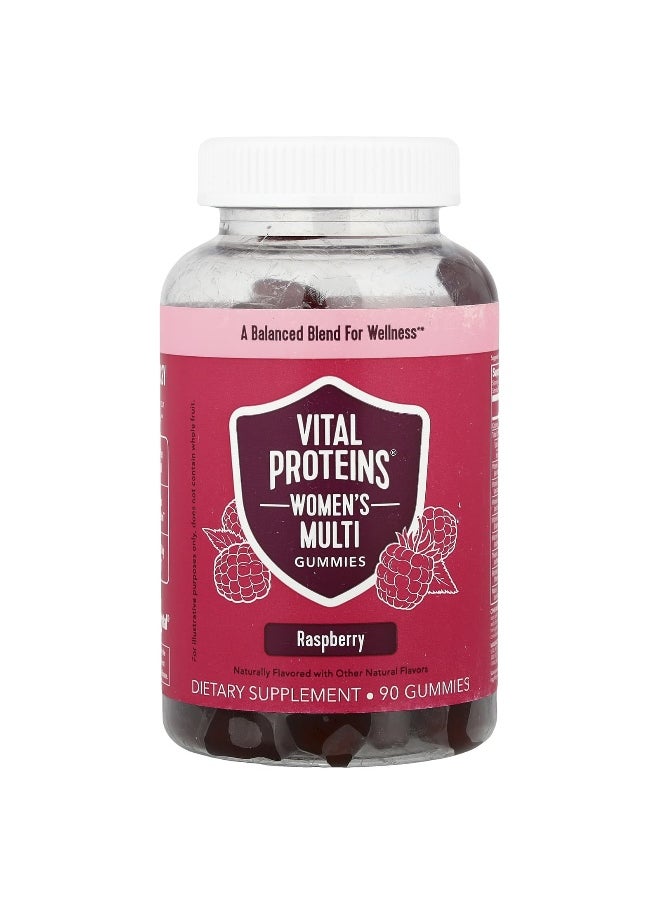 Vital Proteins - Vital Proteins, Women's Multi Gummies, Raspberry, 90 Gummies - Image 1