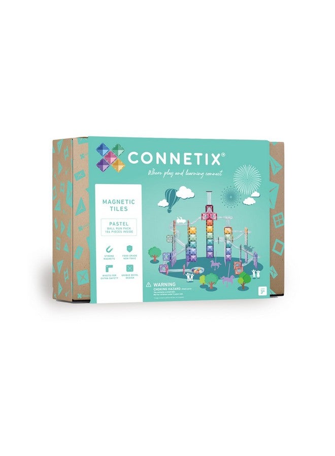 CONNETIX Pastel Ball Run Pack, 106 Pieces - Image 1