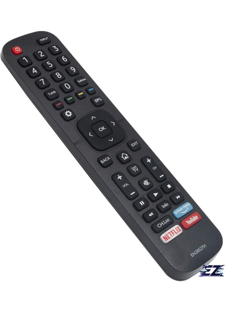 PopZa Remote Control Replacement for Hisense 4K UHD TV 58A7100F 65A7100F 43A7100F 50A7100F A7100F 55A7100F 75A7100F with battery - Image 2