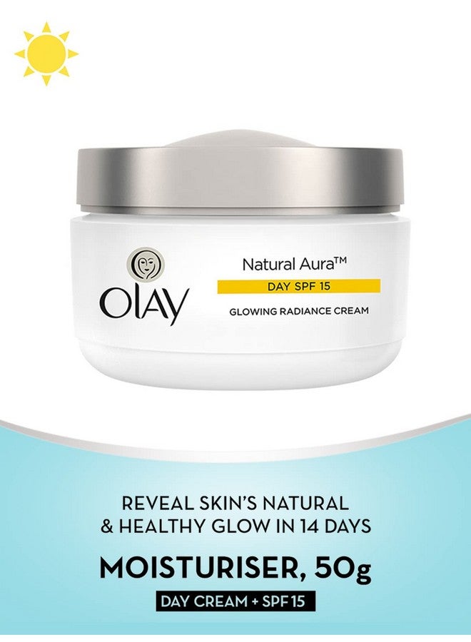 Olay Natural Aura Day Cream |Vitamin B3, Pro B5, E And Spf 15 |50 Gm - Image 2