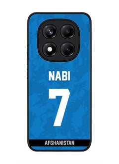 Stylizedd For Xiaomi Redmi Note 14 Pro 5G / X7 5G Case,Slim fit Camera Protection, Shockproof Thin Phone cover  - Afghanistan Mohammad Nabi, Jersey No 7  - Image 1