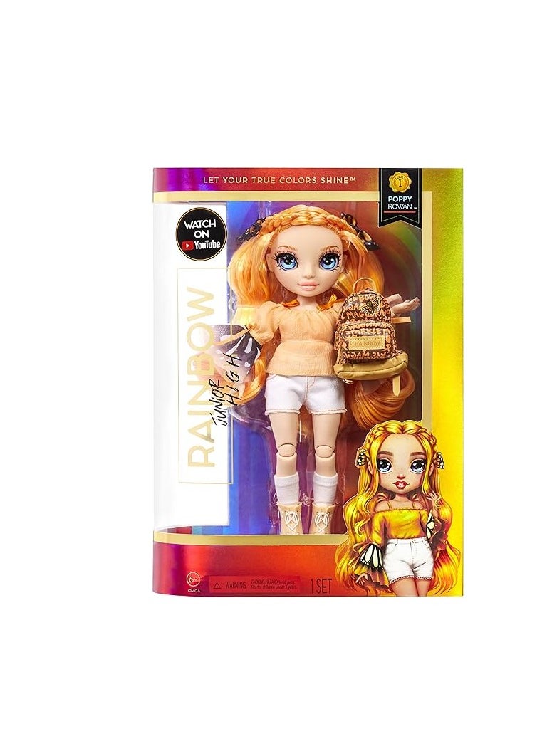 RAINBOW HIGH - Jr Poppy Rowan 9 Inch Fashion Doll With Doll Accessories - Image 1