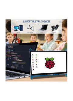Generic 7 Inch HD IPS Capacitive Touchscreen Display 1024*600 Resolution Small Portable Monitor with USB HD Interface Compatible with Raspberry Pi Educational Tool  - Image 3