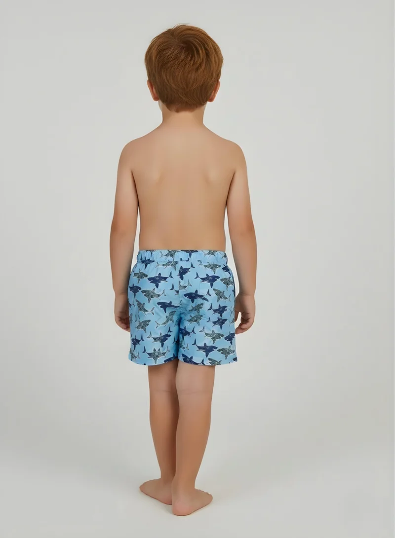Just Nature King Of Sharks Swim Shorts Boys