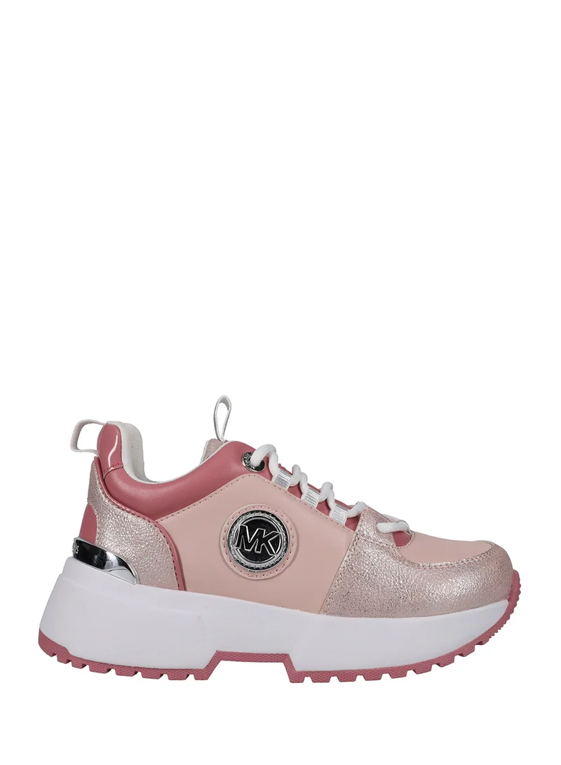 مايكل كورس Youth Cosmo Logo Lace Up Sneakers