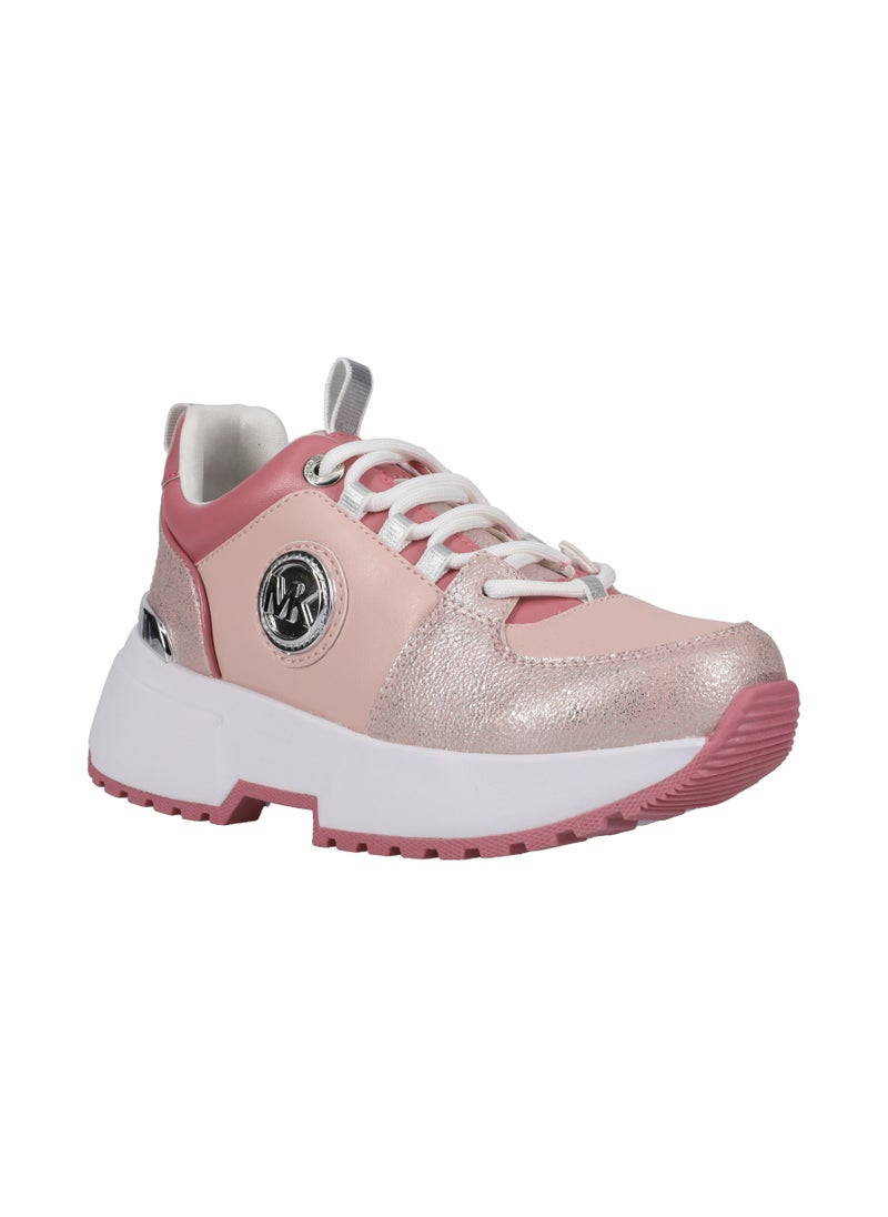 Michael Kors Youth Cosmo Logo Lace Up Sneakers  - Image 2