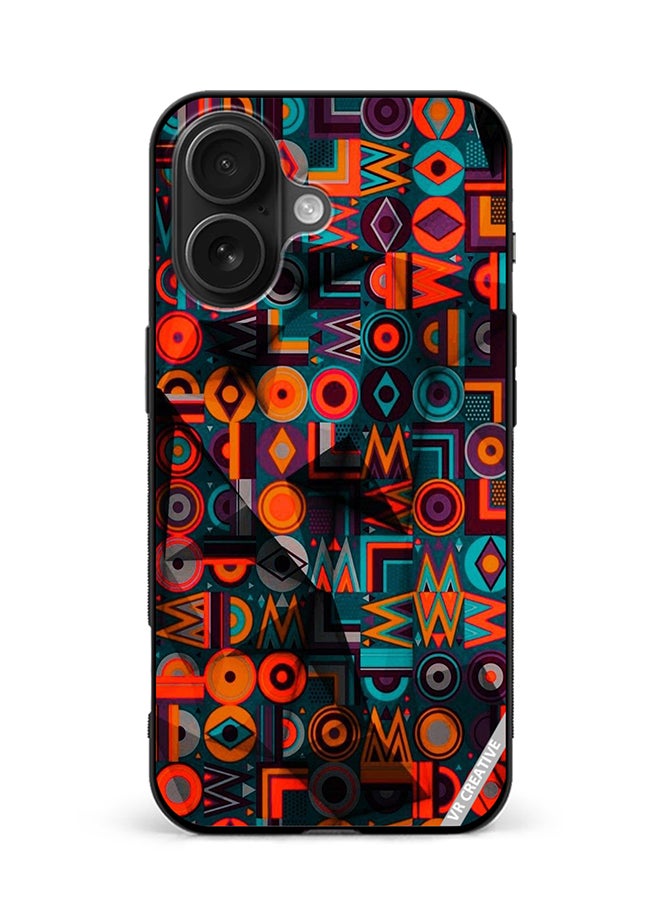 VR CREATIVE Protective Case Cover For Apple iPhone 16 Flower Design Multicolour