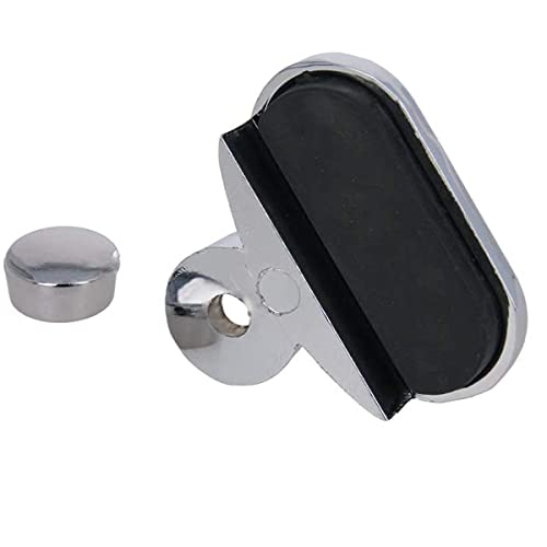 JING Mirror Clips, Glass Clips Clamps Holder - Oval Wall Mounted Mirrors Bracket/Clip -Bathroom Mirrors Supporting Sheet Mirror Fixed Fitting - (4 Pcs) - Image 4
