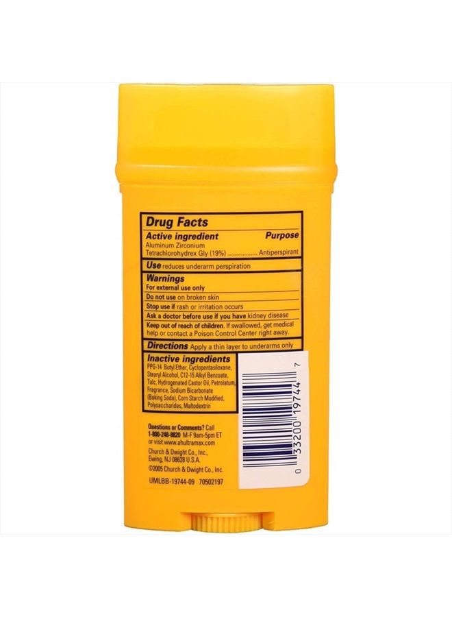 ARM & HAMMER ULTRAMAX Anti-Perspirant Deodorant Active Sport 2.60 oz ( Pack of 2) - Image 3