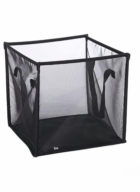 Popup Laundry Hamper, 1 Pcs Collapsible Mesh Laundry Baskets with Handles, Foldable Clothes Hamper, Easy to Open, Portable for Laundry Storage, Kids Toy, College Dorm or Travel