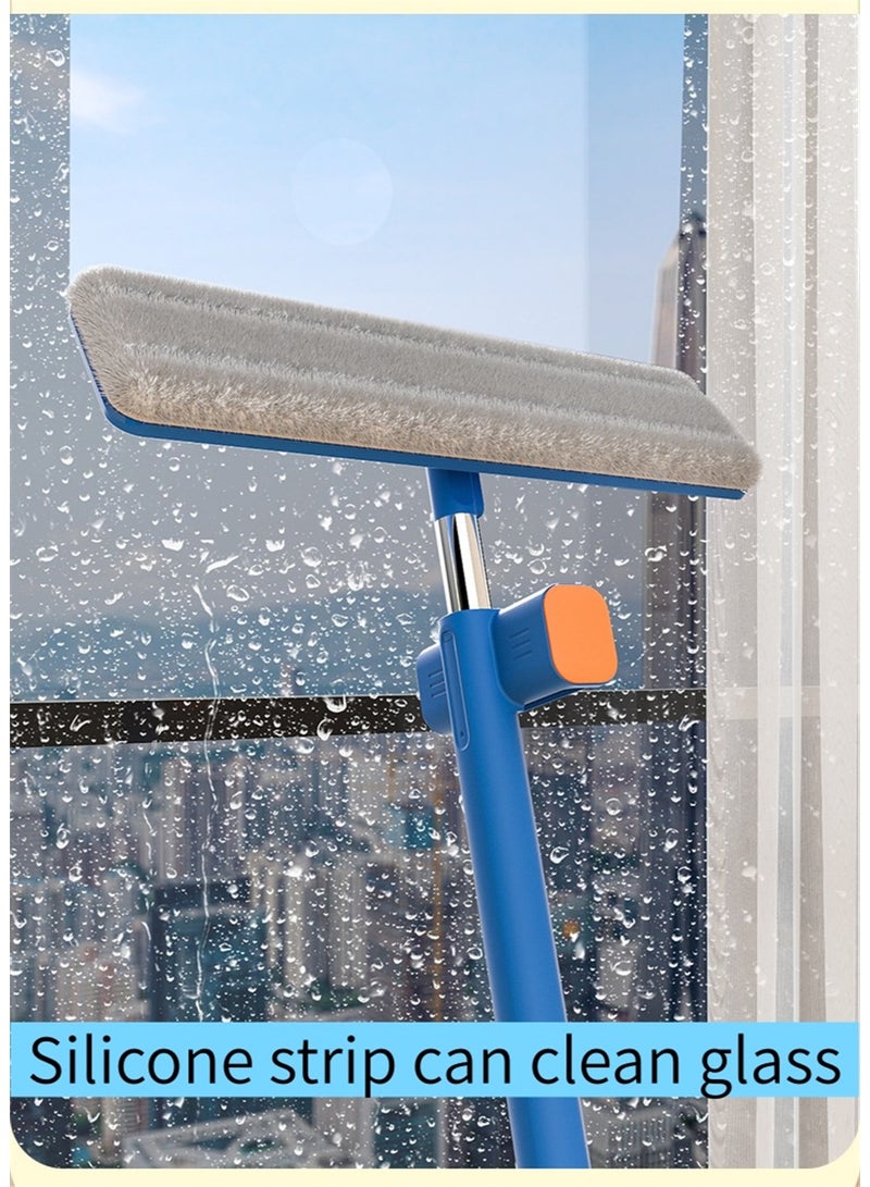 Large Flat Mop with Bucket, 360° Rotating Microfiber Mop with 6 Washable Pads, Floor Dust Mop with Adjustable Stainless Steel Handle for Hardwood Laminate and Tile Floors - Image 4