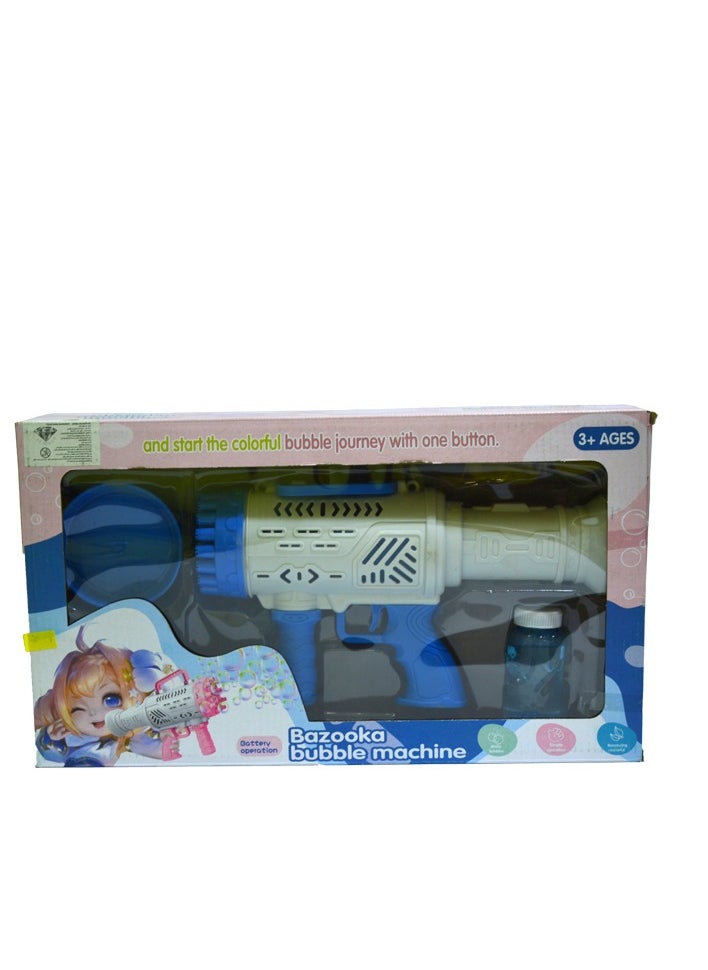 Blue Bazooka Bubble Machine 
