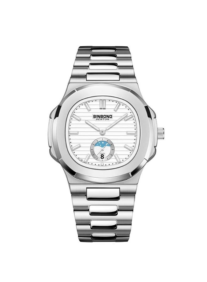 Men's Business-Style, Luminous, Waterproof Quartz Watch