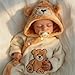 BABESIDE Reborn Baby Dolls 20 Inches Soft Vinyl and Cloth Body Sleeping Realistic Baby Doll Boy Lifelike Newborn Real Life Baby Doll with Toy Accessories Gift for Kids Age 3 - Image 3