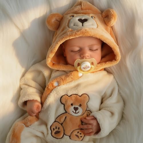 BABESIDE Reborn Baby Dolls 20 Inches Soft Vinyl and Cloth Body Sleeping Realistic Baby Doll Boy Lifelike Newborn Real Life Baby Doll with Toy Accessories Gift for Kids Age 3 - Image 1