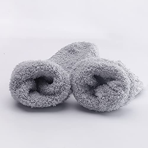 Breslatte Non Slip Hospital Socks with Grips for Women Grip Socks for Women Ankle Gifts 5pairs 2 Darkcolor - Image 4