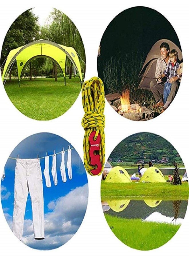 BPNHNA 4pcs 3mm Reflective Guyline with Tent Tensioner Cord Adjuster for Camping Hiking Shelter Shade Canopy Outdoor Activity - Image 4