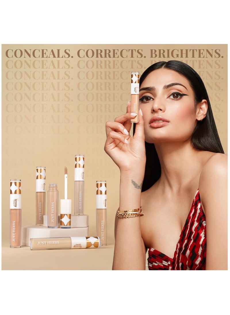 Just Herbs Just Herbs Concealer for Face Makeup Full Coverage 6ml  - Image 2