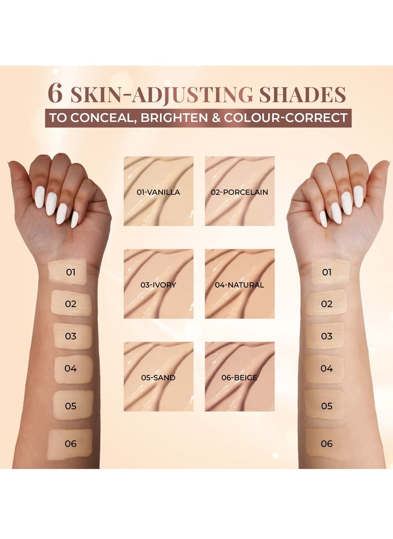 Just Herbs Just Herbs Concealer for Face Makeup Full Coverage 6ml  - Image 3
