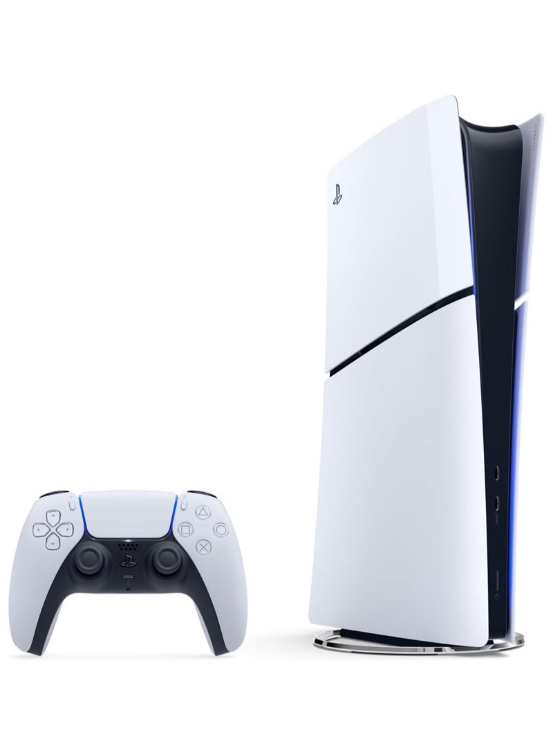 Sony بلاي ستيشن 5 إصدار رقمي - النسخة الرسمية من المملكة العربية السعودية ووحدة التحكم اللاسلكية دوال سينس إيدج لبلاي ستيشن 5 (النسخة الرسمية) - حزمة أبيض/أسود - Image 3