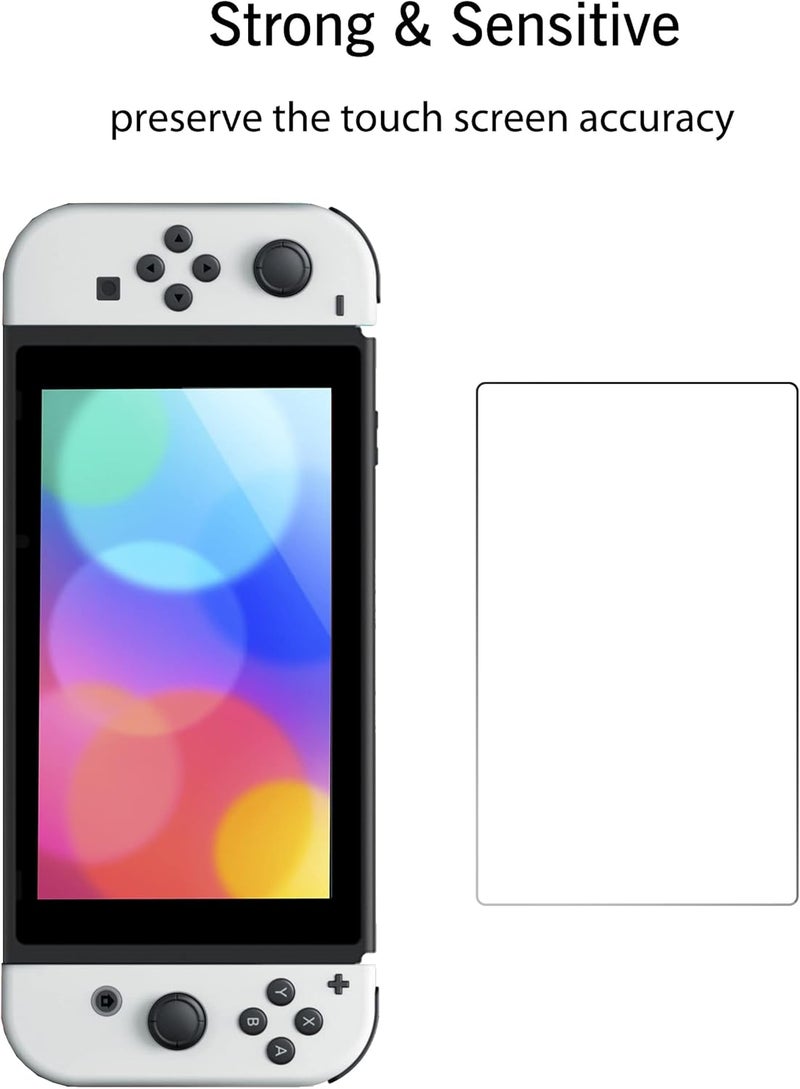 Ailun Tempered Glass Screen Protector for Nintendo Switch OLED Model 2021 [7 Inch] Anti Scratch 9H Hardness [2 Pack] - Image 5
