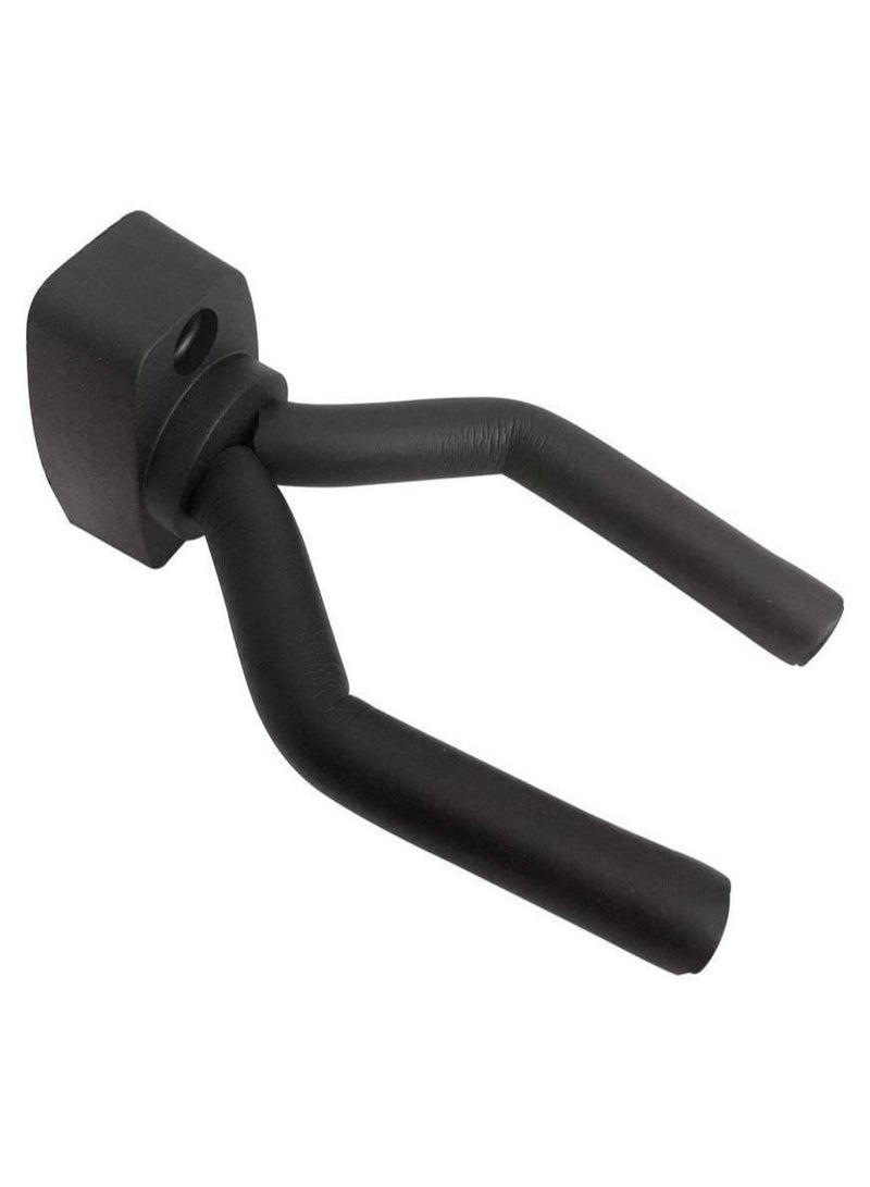 Mike Music Guitar Holders Hooks Stands Hangers Wall Mount Display with Screws Fits All Size Guitars Bass Mandolin Banjo Ukulele (guitar holder 1pack, Black) - Image 1