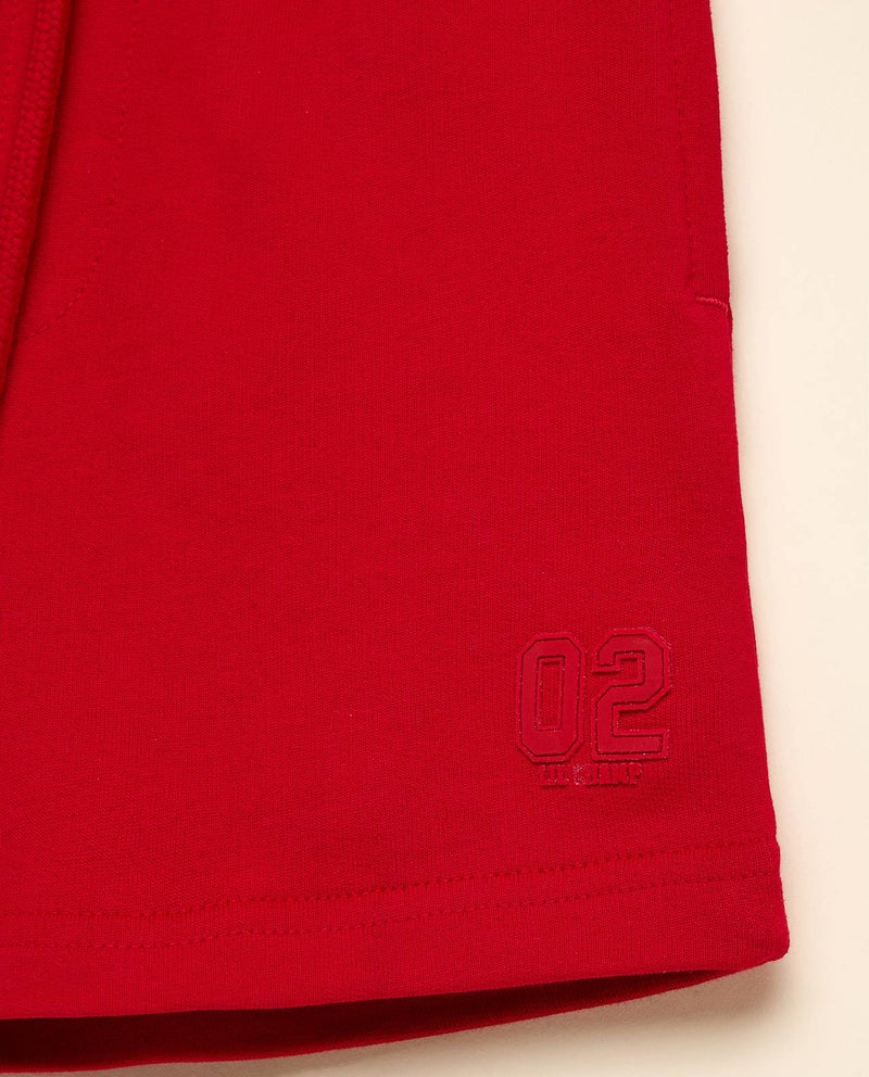 R&B Solid Shorts with Elastic Waist - Image 4