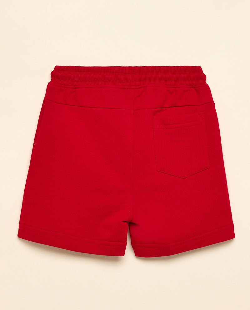 R&B Solid Shorts with Elastic Waist - Image 2
