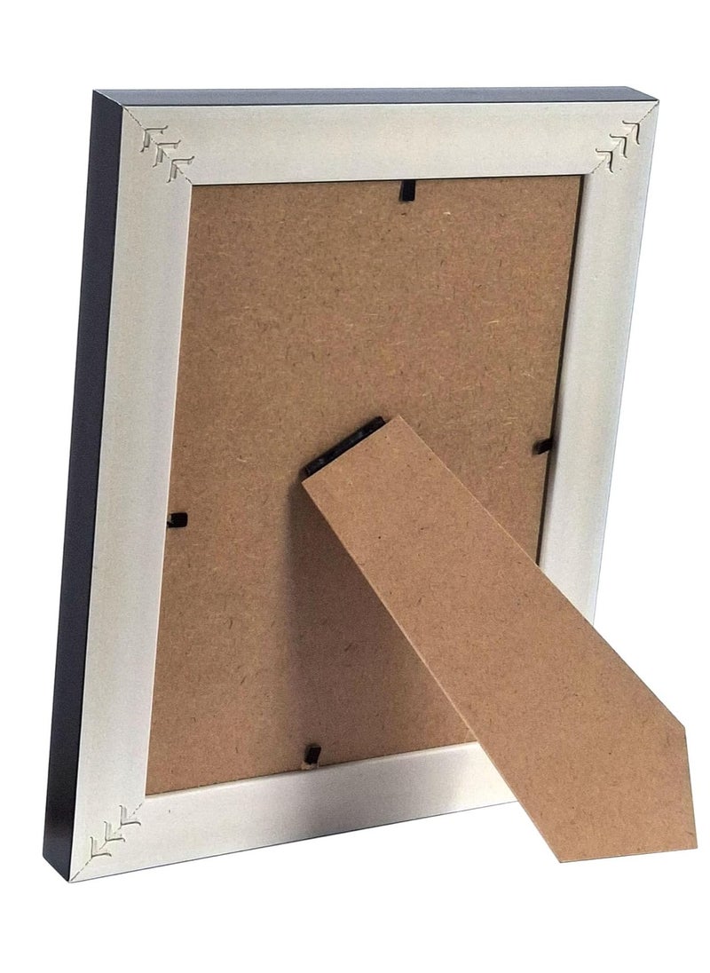 Decorhills Photo Frame Single with Tabletop & Wall Mount Display for 4x6 Inch Photo Size, Ideal Addition to Any Décor Elegant Black Frame, 2-Piece  - Image 5