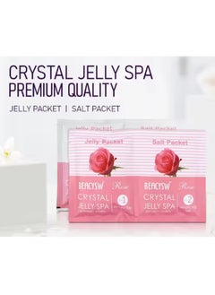 Crystal Rose Crystals Jelly Pedicure Relaxing Bath Sea Salts SPA, Organic Foot Bath Salt Foot Spa Jelly Foot Soak Moisturizing Soothes Relieve Exfoliating Soft Feet  - Image 3