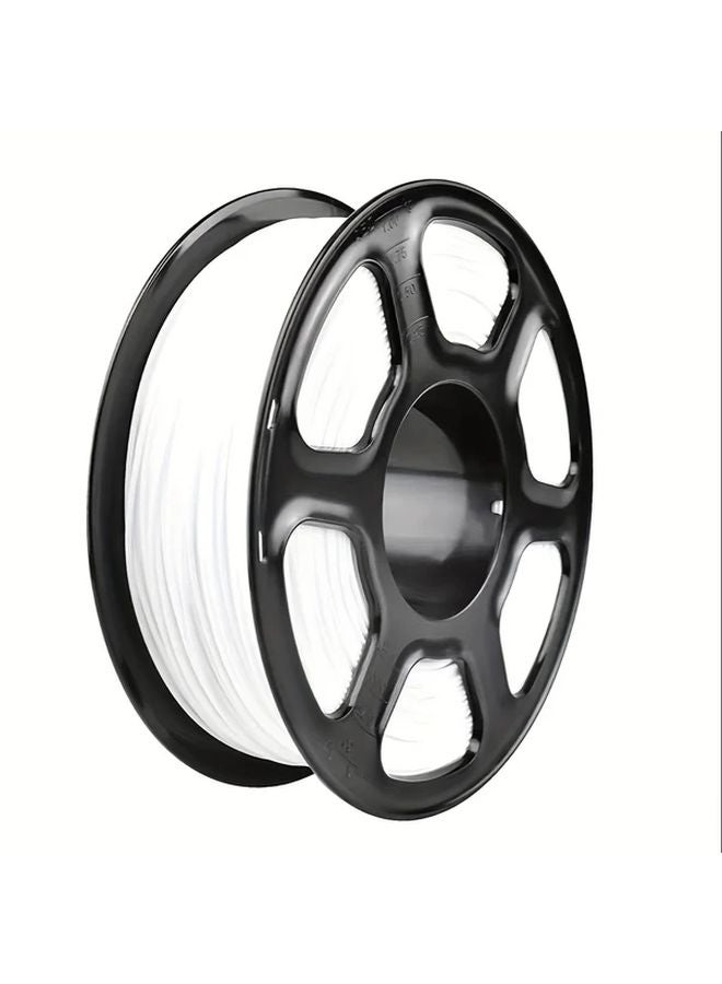 White PETG 3D Printer Filament 1.75mm 2.2LB Compatible with Creality Anycubic Bambu Lab - Image 1