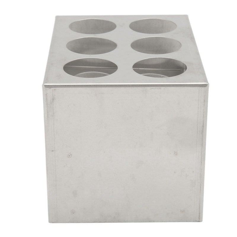 Metal Test Tube Rack: 3 Tiers 6 Holes 30mm Diameter 304 Stainless Steel - Sturdy Impact Resistant Centrifuge Tube Holder for Laboratory School Scientific Experiments Plant Propagation Cooking Spices S - Image 2