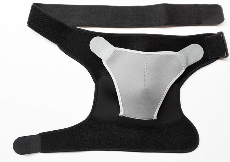 RUNZI Shoulder Stability Brace Adjustable Shoulder Brace Support with Pressure Pad, Light Breathable Neoprene Rotator Cuff Shoulder Support for Sport, Dislocated AC Joint, Labrum Tear, Shoulder Pain - Right - Image 4