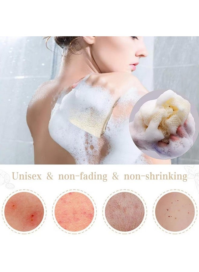 SUNDAY Exfoliating Natural Loofah Sponge Back Scrubber for Shower, Bath Scrubber for Men and Women (Pack of 1 - Back Scrubber Belt) - Image 3