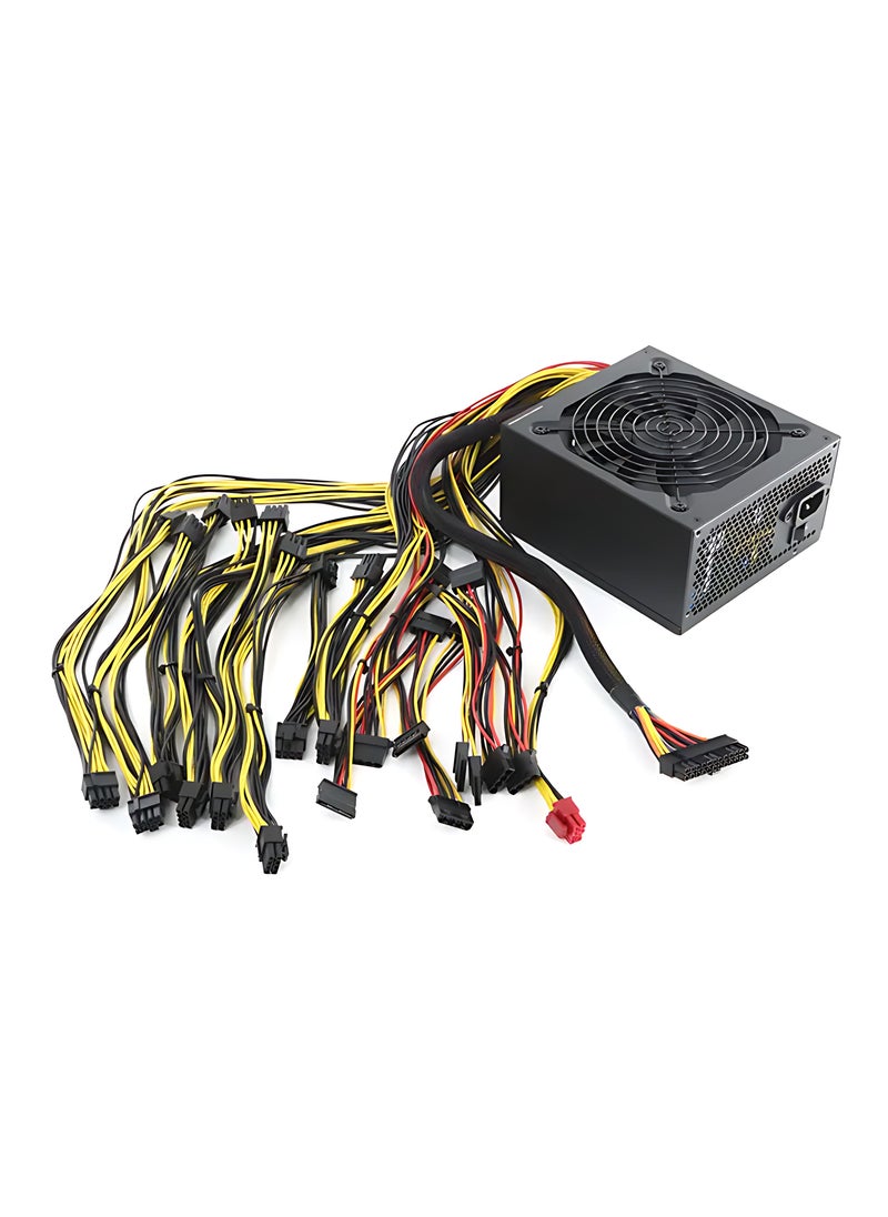 Generic - Mining Power Supply 2200W Power Supply for Mining 8 Graphics cards for Mining and Gaming Psu - Image 1