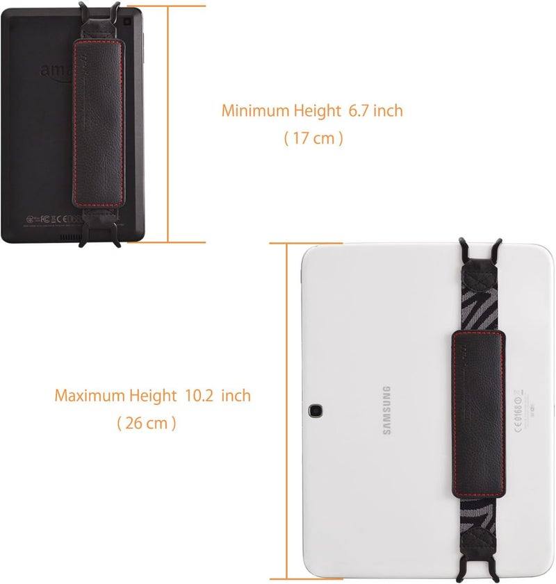 TFY Security Hand Strap PU Holder for 710 Inch Tablets  iPad Pro 97 Pro 11  iPad Mini 6  iPad Air 5  Samsung Galaxy Tab S8  Tab AFire 7  Fire HD 8  Fire HD 10 and More - Image 3