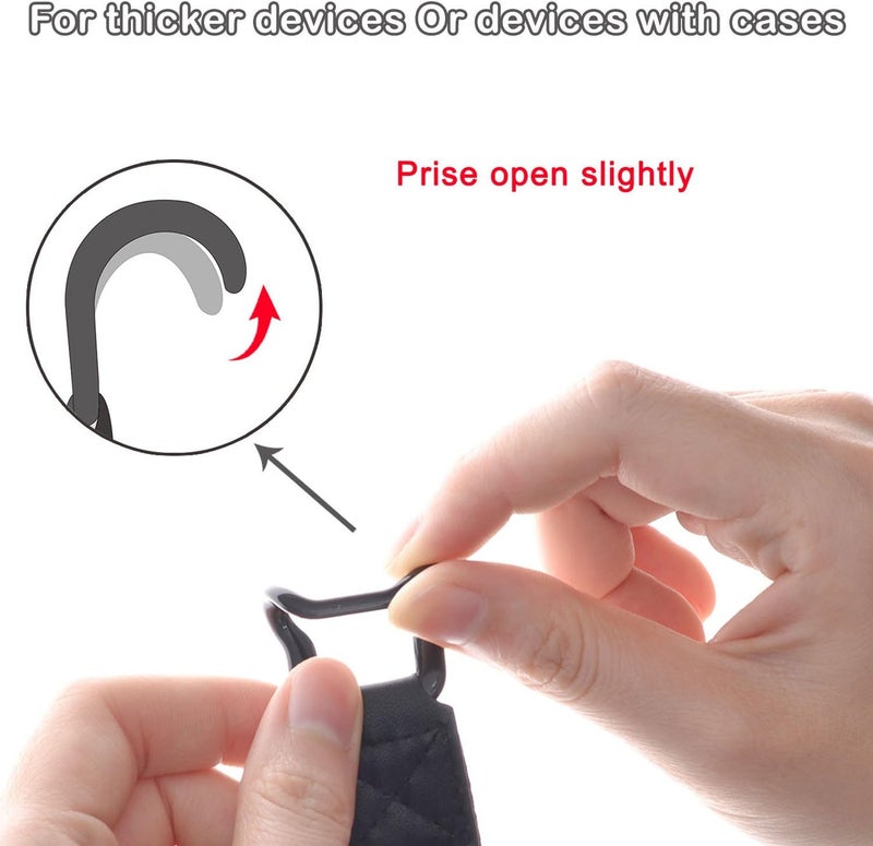 TFY Security Hand Strap PU Holder for 710 Inch Tablets  iPad Pro 97 Pro 11  iPad Mini 6  iPad Air 5  Samsung Galaxy Tab S8  Tab AFire 7  Fire HD 8  Fire HD 10 and More - Image 5