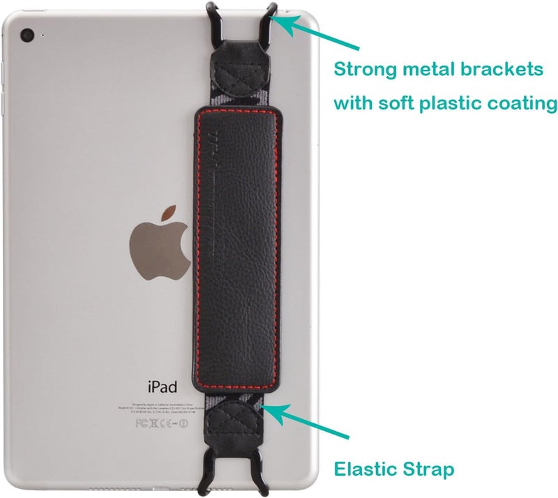 TFY Security Hand Strap PU Holder for 710 Inch Tablets  iPad Pro 97 Pro 11  iPad Mini 6  iPad Air 5  Samsung Galaxy Tab S8  Tab AFire 7  Fire HD 8  Fire HD 10 and More - Image 4