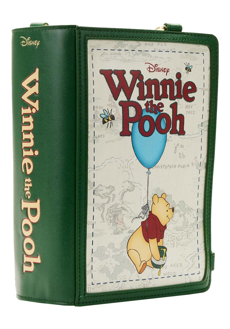 Loungefly Disney Winnie the Pooh Classic Book Convertible Crossbody Purse Standard - Image 4