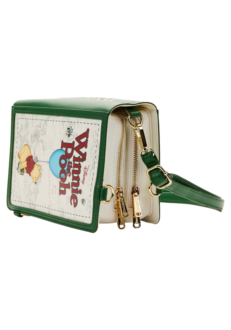 Loungefly Disney Winnie the Pooh Classic Book Convertible Crossbody Purse Standard - Image 5