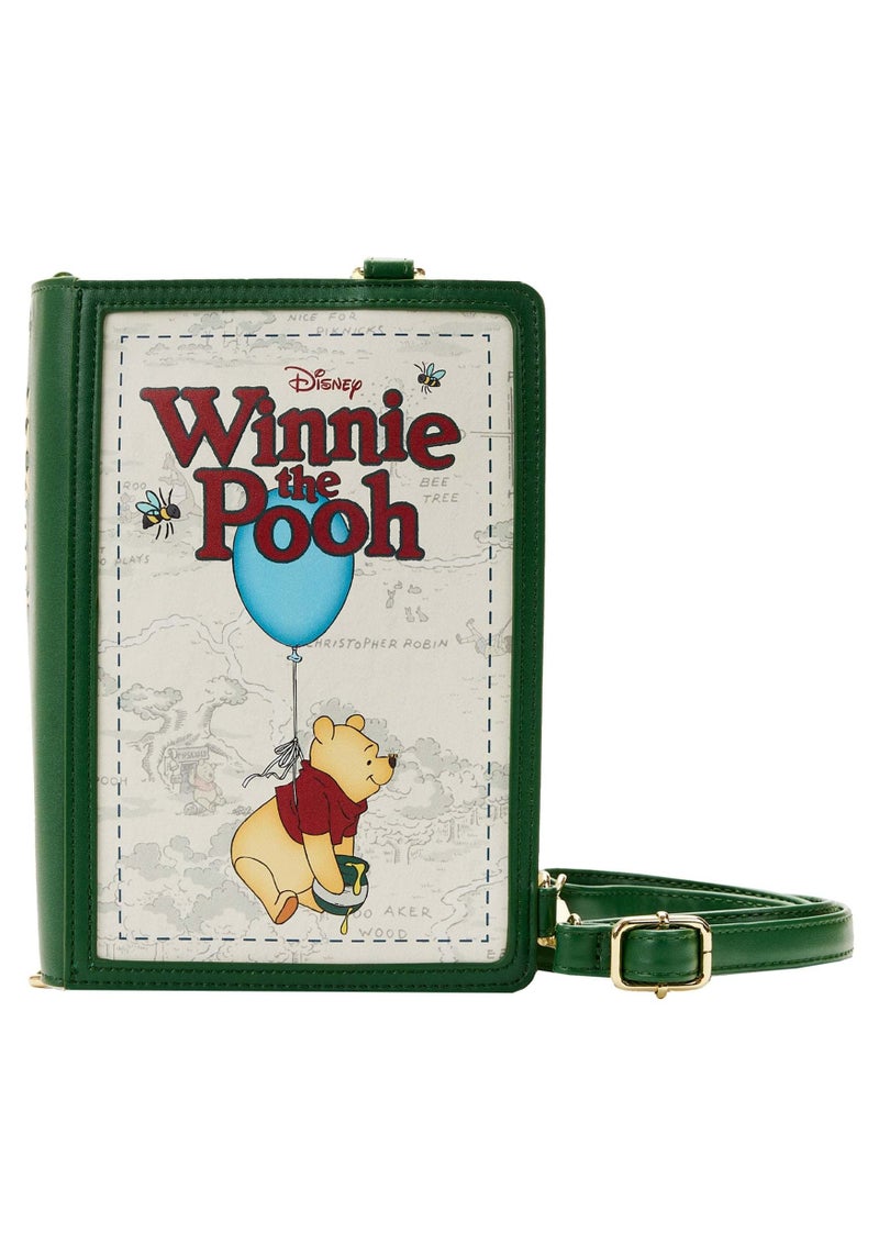 Loungefly Disney Winnie the Pooh Classic Book Convertible Crossbody Purse Standard - Image 1