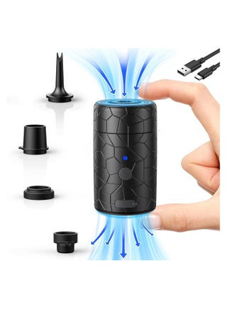 Mini Electric Air Pump for Inflatables, 4500Pa Portable Air Mattress Pump, Speed Air Pump for Inflatable, Rechargeable Air Pump for Pool Floats, Sleeping Pads, Swimming Rings, Vacuum Storage Bags - pzsku/Z7B998D56F3B0F1D12492Z/45/_/1722791106/d8a554de-8d97-4234-8309-947f41d36841