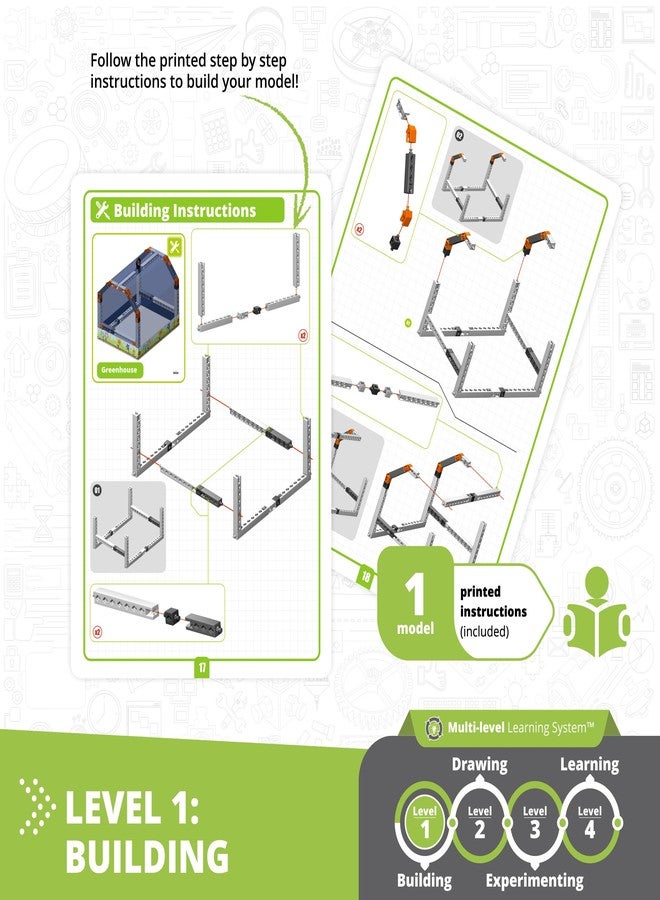 Engino STEAM Labs, How Greenhouses Work, STEAM Toys for Ages 8+, Building Kit, Learning & Education Toys, Art Activities for Girls & Boys, Play & Learn Science - Image 3