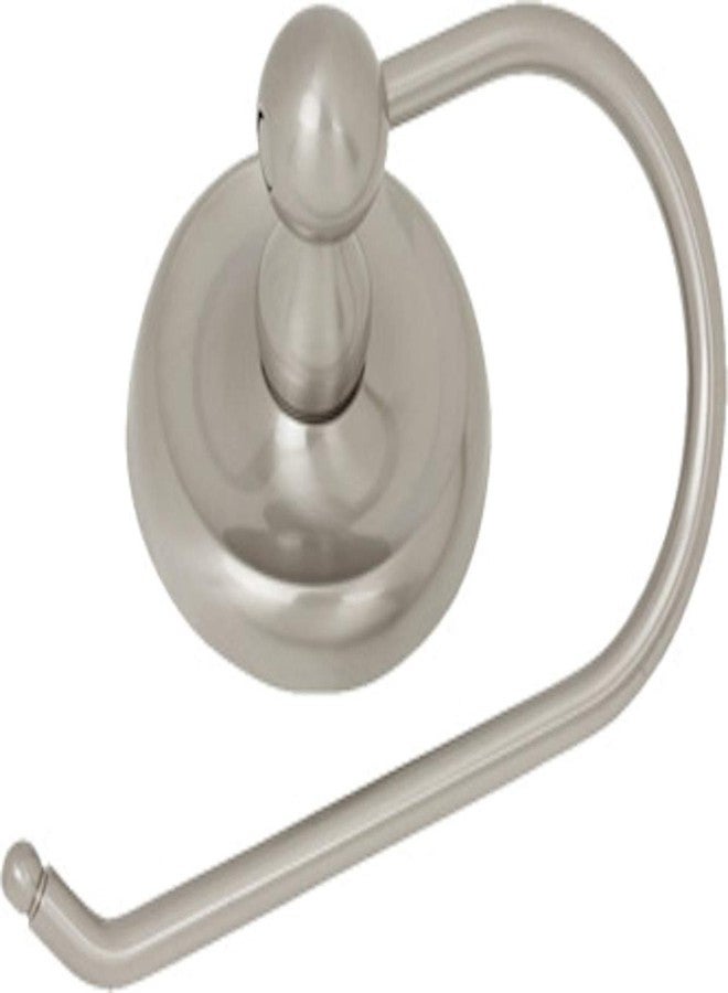 Delaney Hardware 590108 Euro Paper Holder 500 in Satin Nickell, Wall Mount Bathroom Toilet Roll Holder, Bath Accessories, Adjustable Toilet Paper Roll Holder, Toilet Paper Tube Support - Image 2
